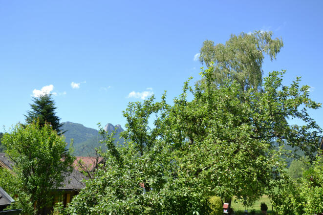 Blick vom Badezimmer