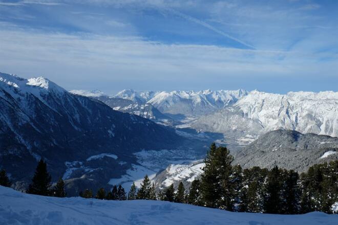 Ausblick Skigebiet Hochoetz