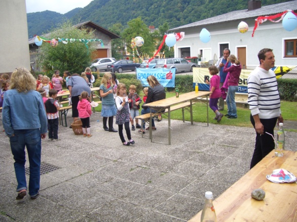 Kindergartenfest im Garten