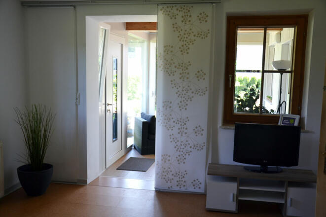 Wohnzimmer in den Vorraum