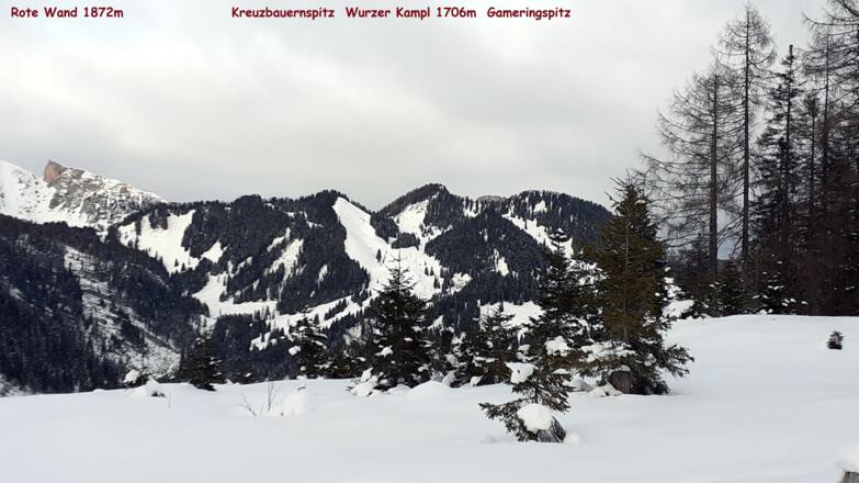 Rabensteinkogel 1478m, Blick nordwärts.