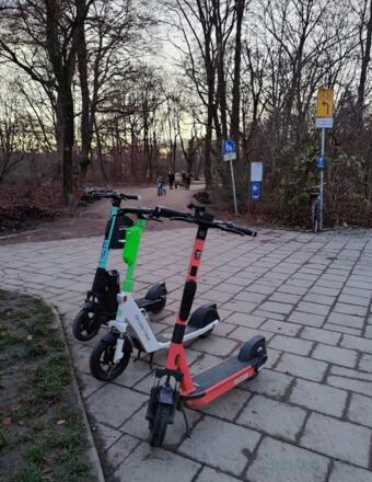 E-Scooter am Englischen Garten
