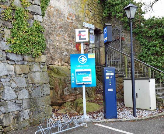 E-Bike Ladestelle Hessen-Rainer-Platz