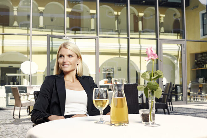 Romantischer Innenhof