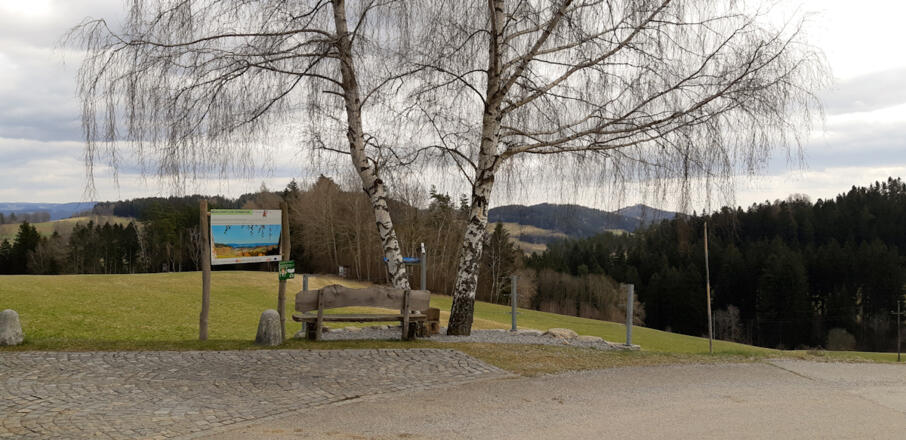 Letzte Rast vor dem Abstieg nach Hirschbach