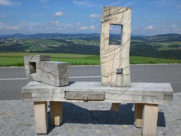 Skulptur Sauwaldpanoramastraße
