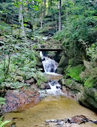 Kleiner Wasserfall
