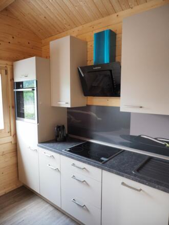 Küche im Ferienhaus Holzhaisl in Kelheim im Altmühltal