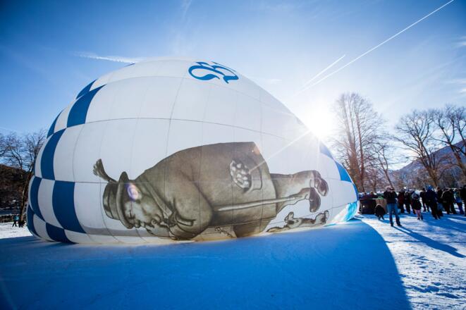 Bräustüberl Ballon von Balooning Tegernsee