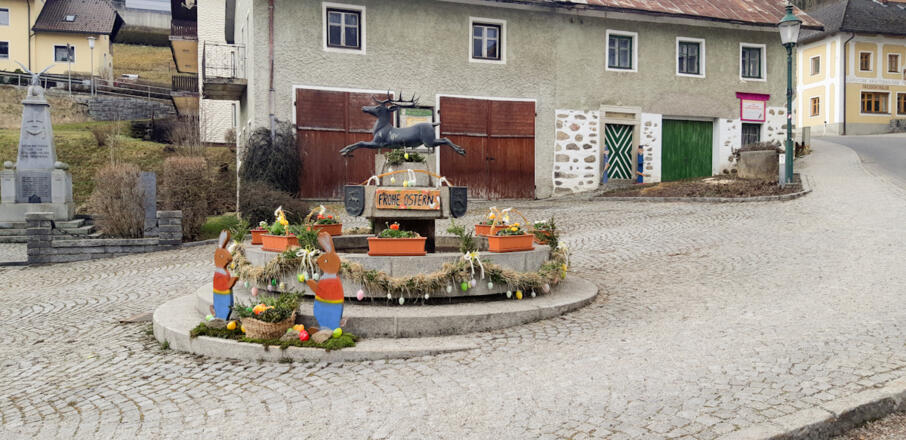 Marktplatz von Hirschbach