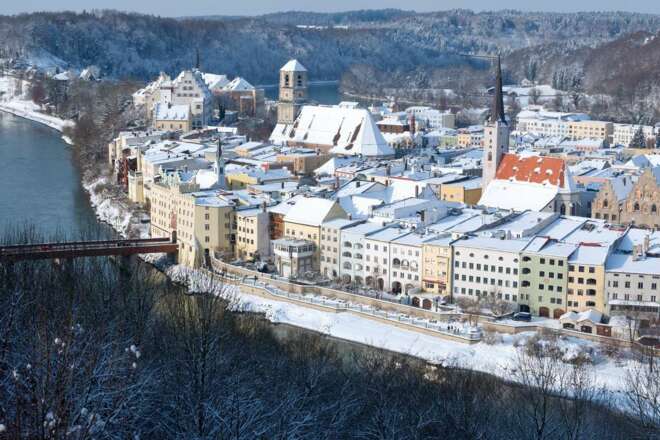 Wasserburg im Winter