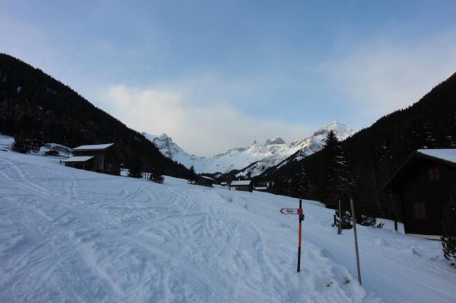 Abzweig aus dem Gauertal