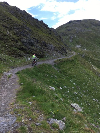 Auffahrt ins Geiseljoch