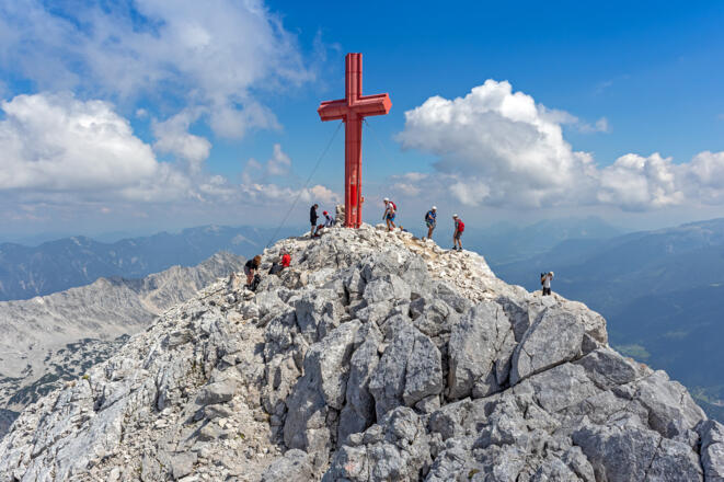 Am Gipfel des Großen Priel (2515 m)