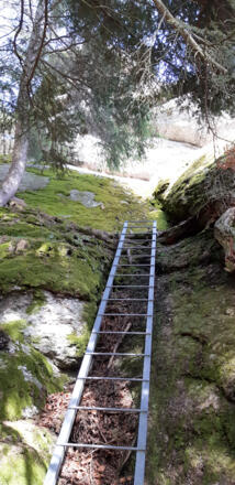 Aufstieg auf die Jankuskirche