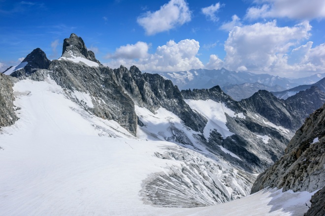 Blick zurück zur Reichenspitze
