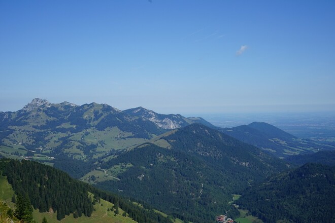 Blick hinüber zum Wendelstein