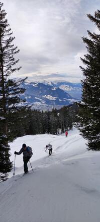 Das letzte Stück ist etwas steiler, jedoch nicht sehr schwierig.