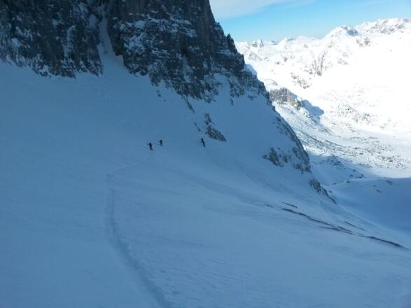 Im unteren Teil des Rachens