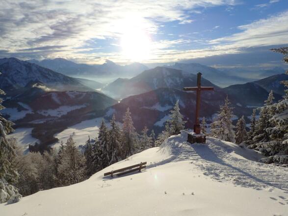 Blick zum Watzmann und Hochkalter