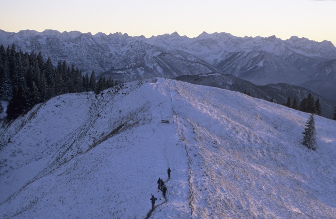 Abendstimmung auf dem Seekarkreuz