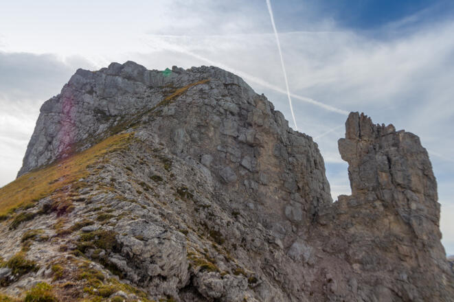 Blick zurück zum Almkogel