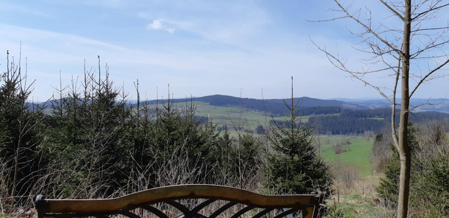 Ausblick auf der Edthiaslhöhe