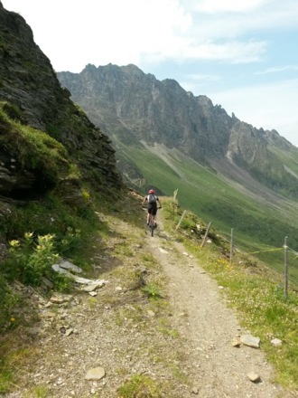 Kurz vorm Schlüsseljoch. (Etappe 3)