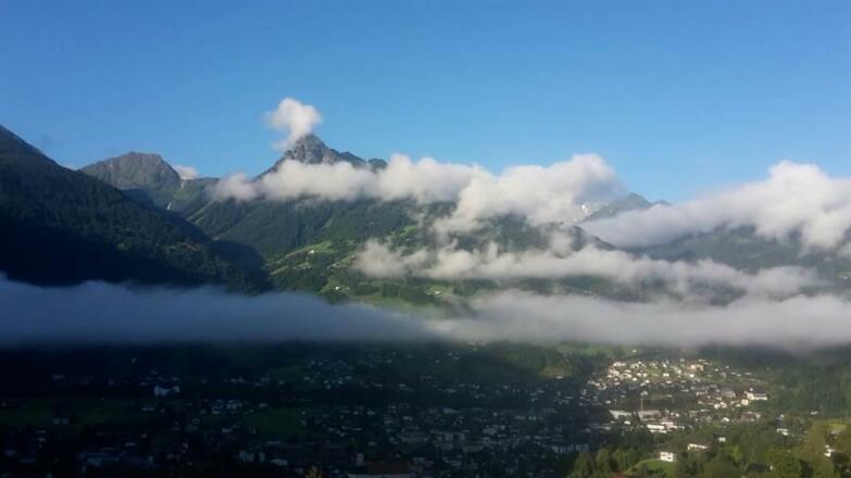 Frühnebel über Schruns