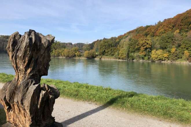 Wasserburger Skulpturenweg im Herbst