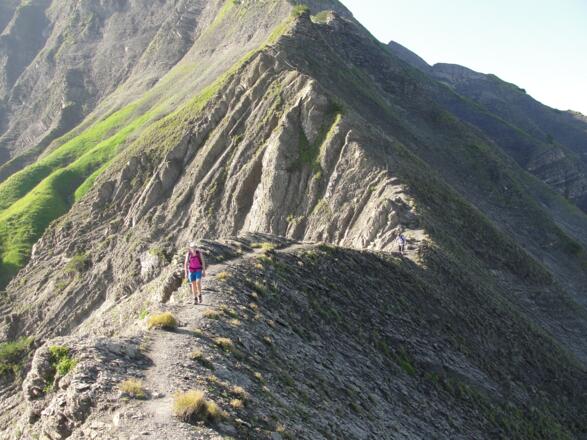 Über den Binnelgrat nach Ebnit...