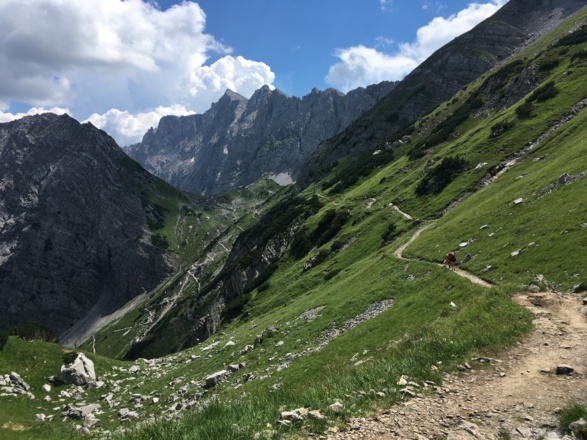 Adlerweg zur Lamsenjochhütte