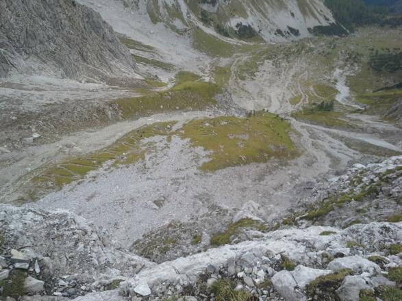 Aufstieg ins Zimbajoch