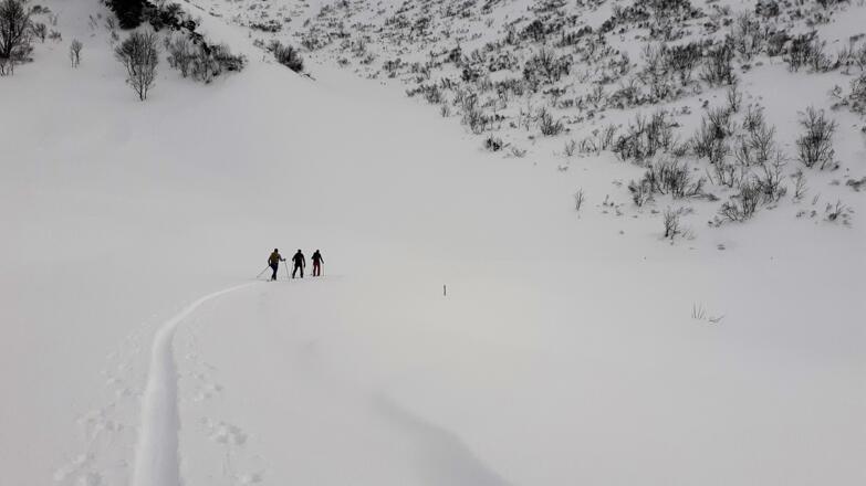 Auf der Passstraße in Richtung Furkajoch im dritten Anstieg der Tour.