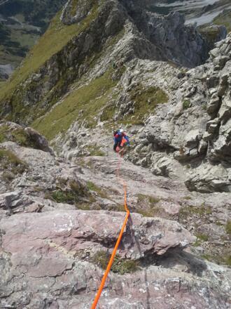 in der 4. Seillänge