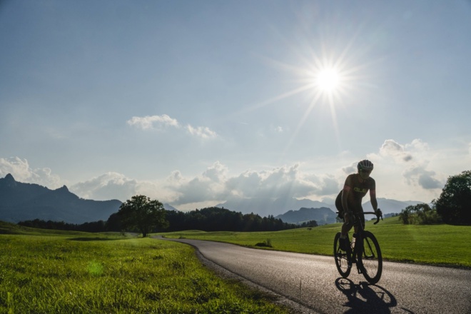 Rennrad-Tour Sebi - Ankunft Samerberg über Mühltal