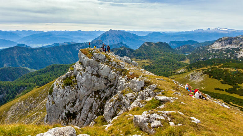 Am Gipfel des Almkogel