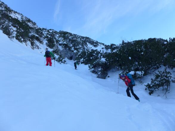 erste Steilstufe unterhalb des Latschengürtels