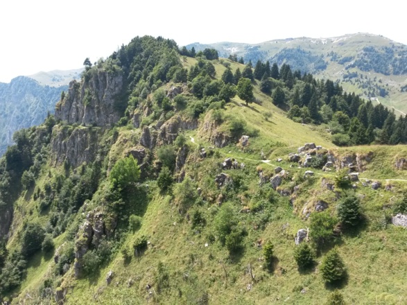 Die Maultier- und Militärpfade am Monte Grappa. (Etappe 8)