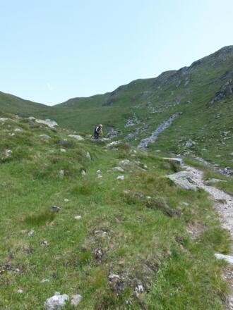 Abfahrt vom Tuxerjoch nach Kasern. (Etappe 2)