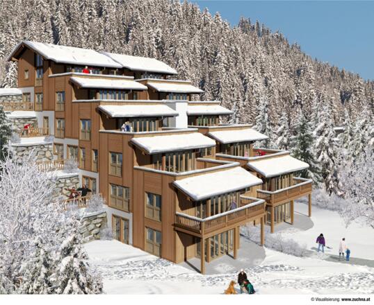 Sonnenfeld winter aanzicht