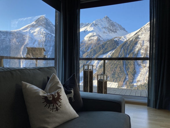 Wohnzimmer mit Aussicht