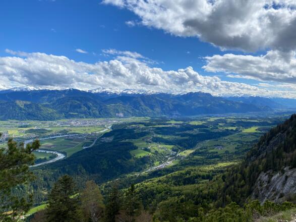Blick ins Inntal Richtung Kaisergebirge