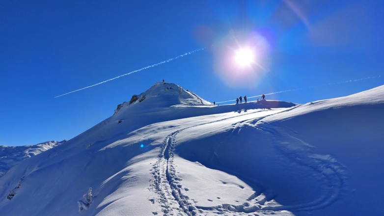 Der Kamm zwischen Nurpenstal und Weertal ist erreicht. Zum Gipfel ist es nur noch ein Hupfer.