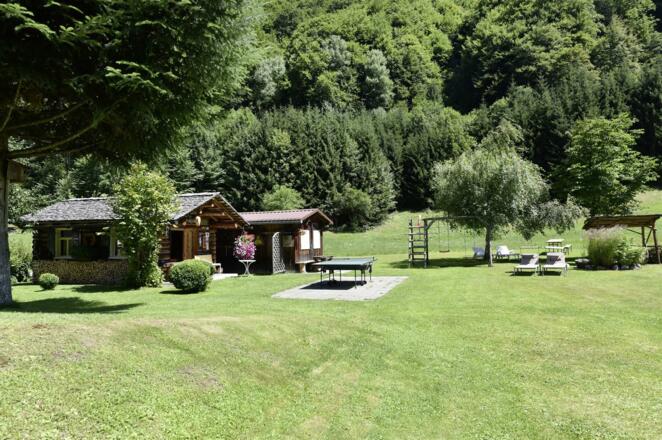 Aussicht Alpenherz Garten