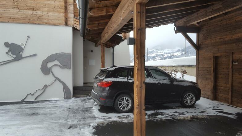 Parkplatz direkt vor dem Hauseingang