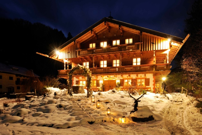 Der Ignazhof in Bad Wiessee im Winter