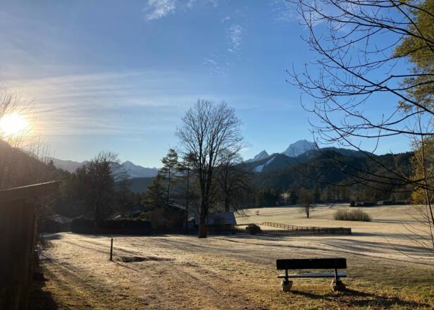 Wintersonne am Schwarzenlehen