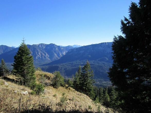 Blick vom Brunnenkopf