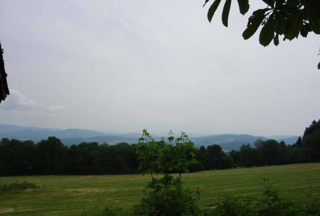 Aussicht beim Berggasthof Schön